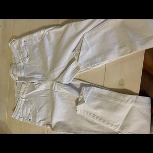 White jeans from Old Navy